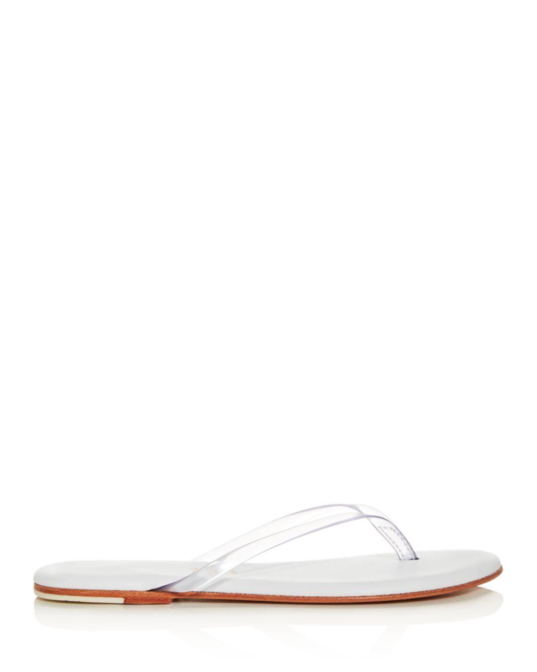 tkees clear flip flops