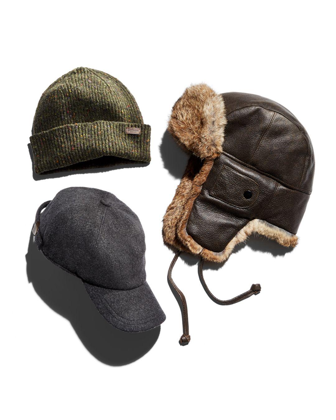 Crown Cap Vintage Leather Fur Aviator Hat in Brown/Natural (Brown) for Men  - Lyst