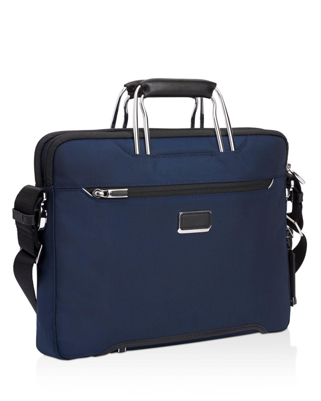 Tumi Hamilton Slim Briefcase in Navy (Blue) for Men Lyst