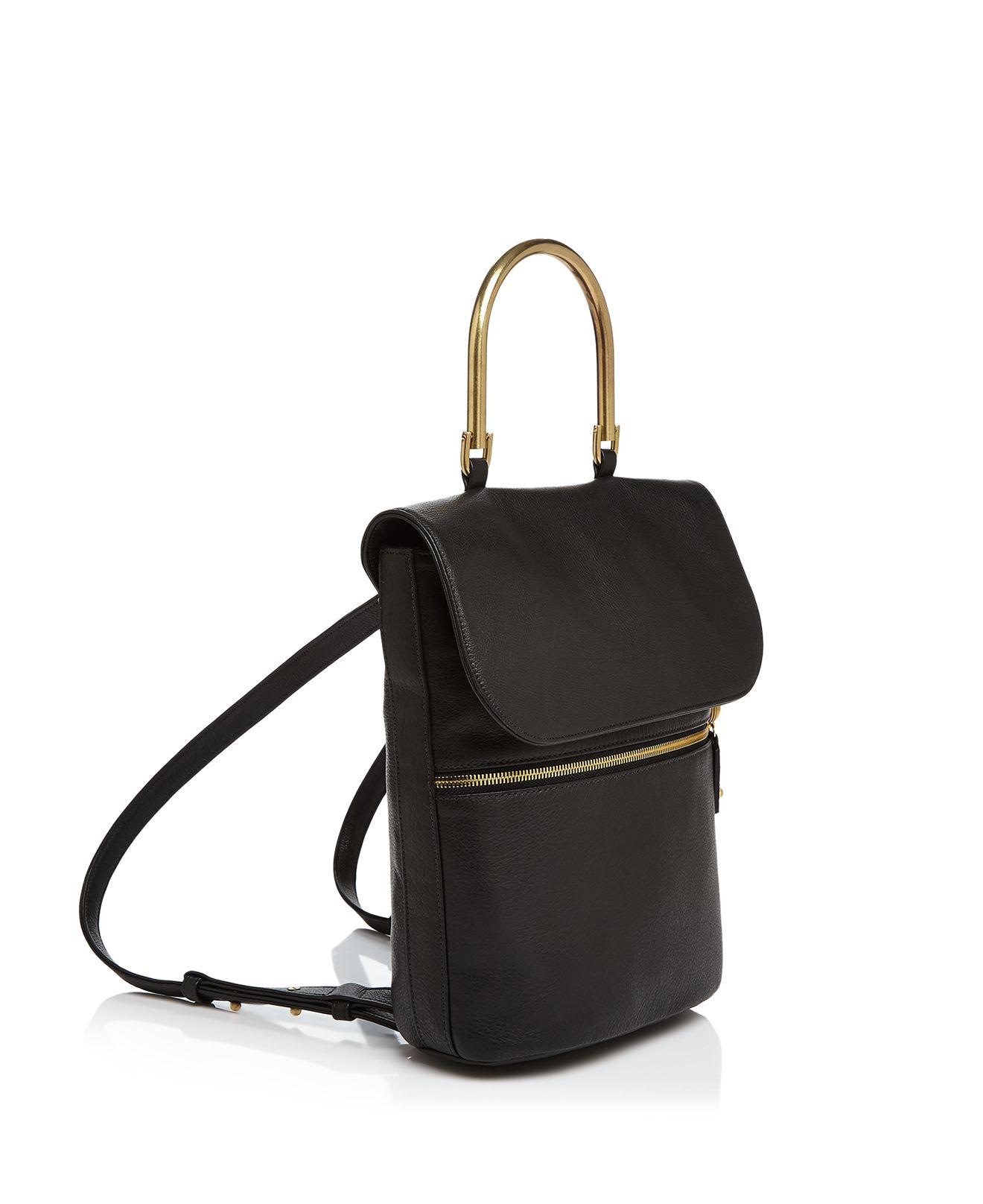SJP by Sarah Jessica Parker Oath Leather Backpack in Black - Lyst