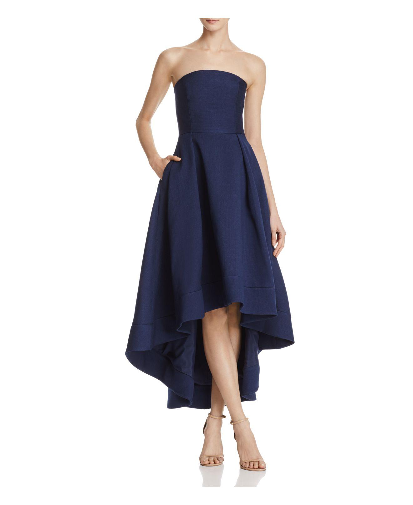 C/meo Collective Great Expectations Strapless Dress in Navy (Blue) - Lyst