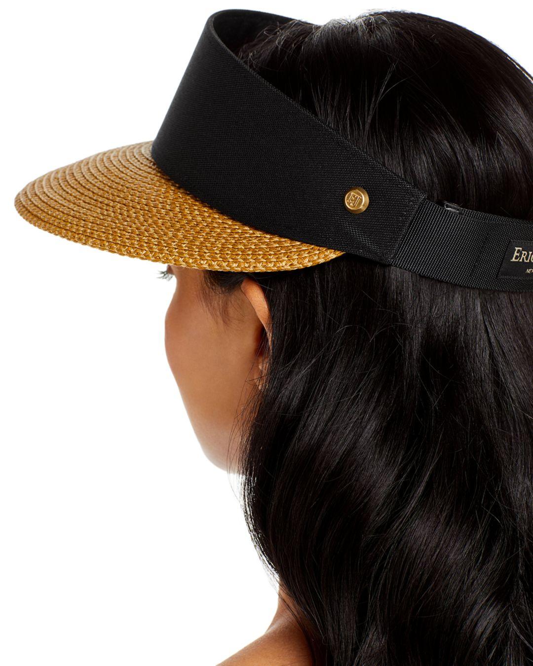 Eric Javits Champ Visor in Black | Lyst