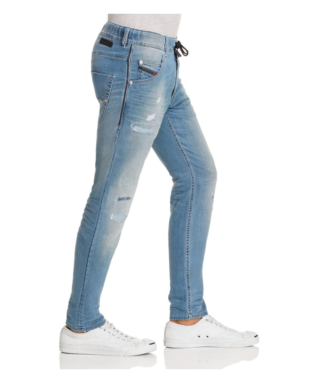 DIESEL Krooleyne Slim Fit Jogger Jeans In Denim in Blue for Men Lyst