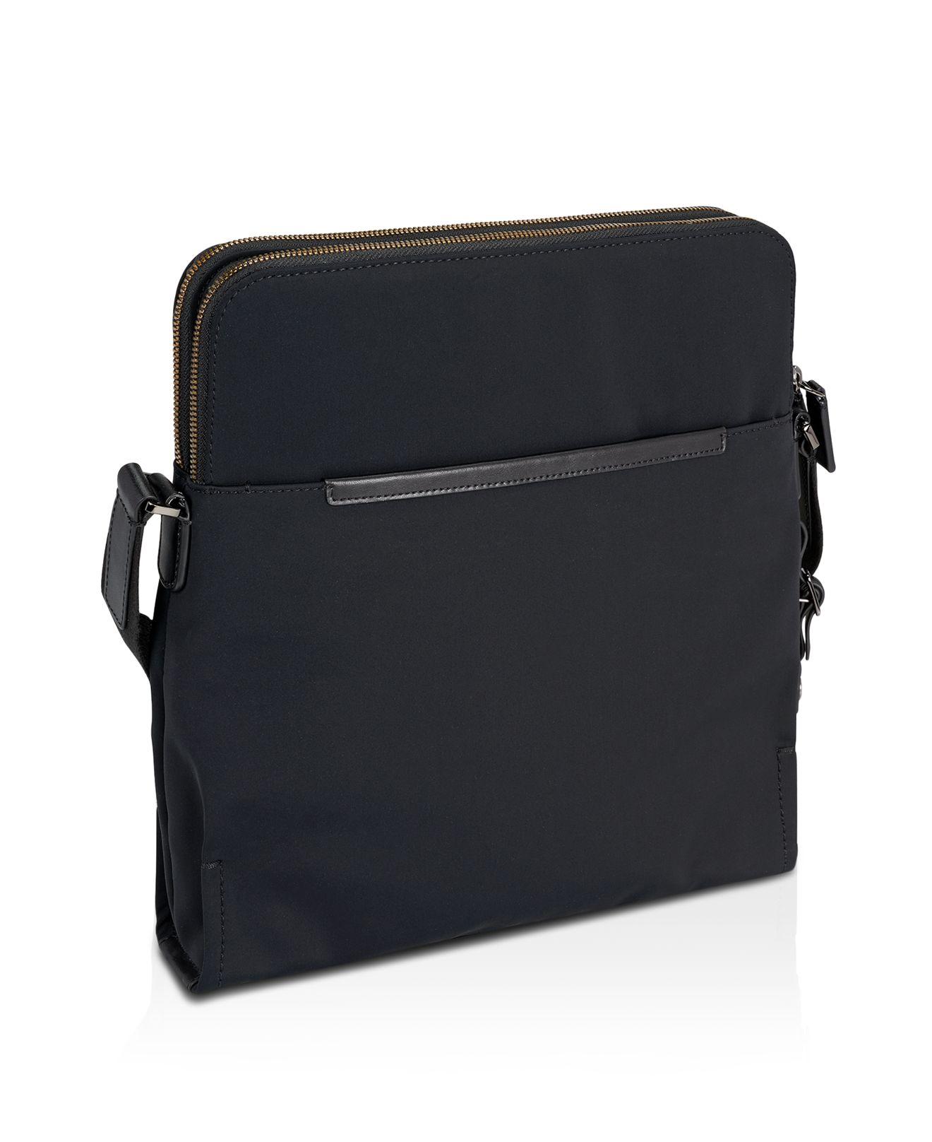 Tumi Stratton Leather Crossbody Bag IUCN Water