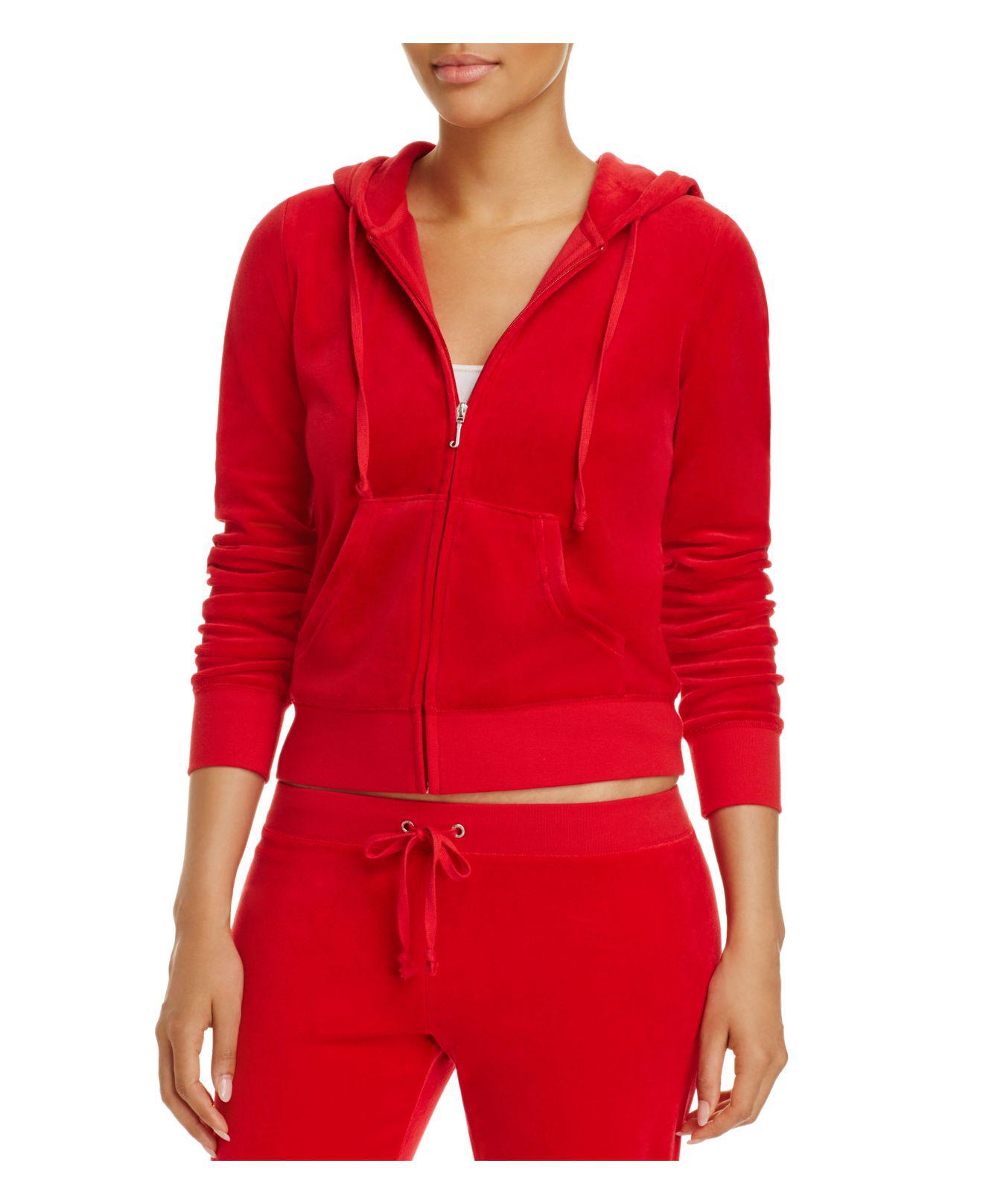 red juicy couture hoodie