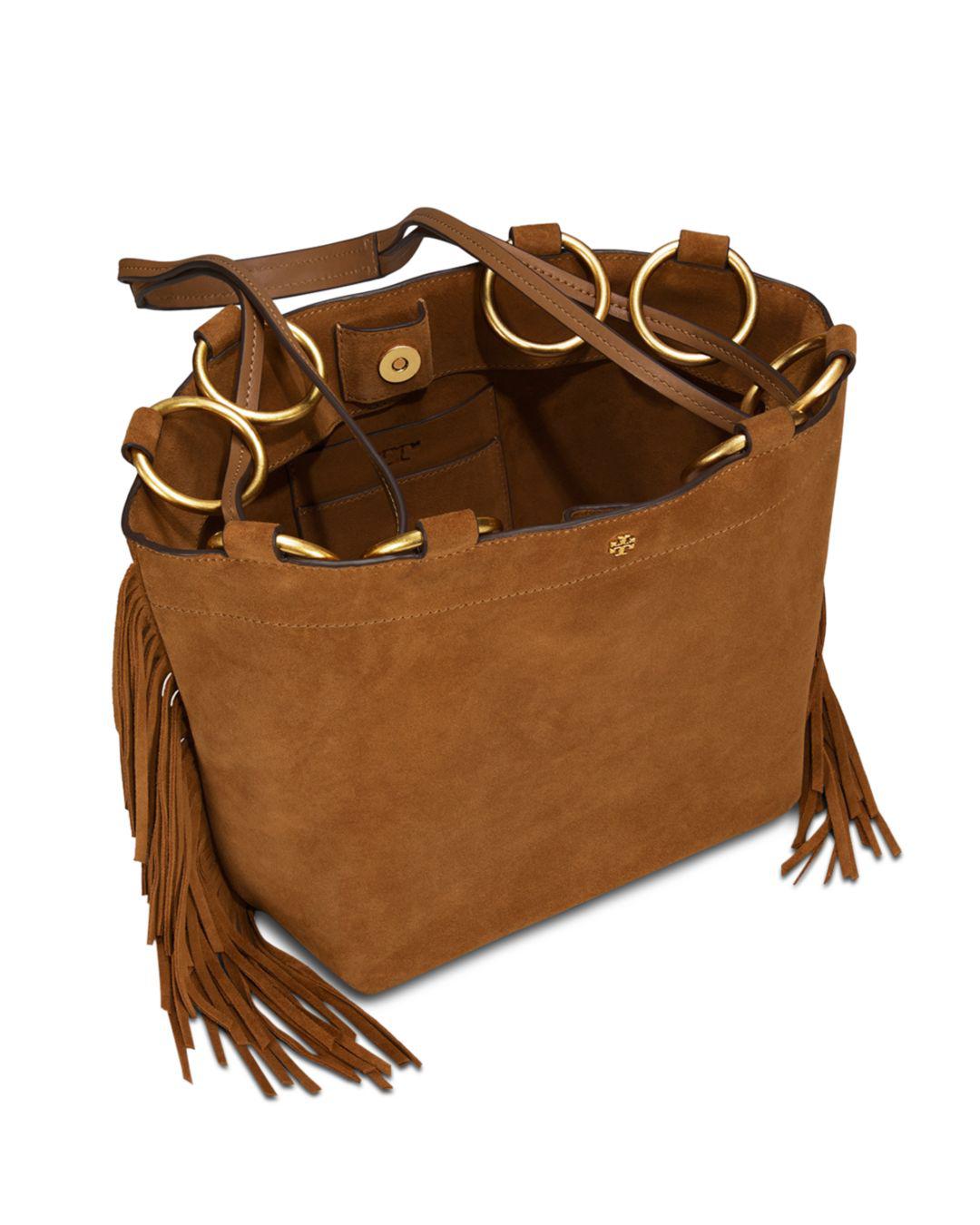 tory burch farrah fringe small tote