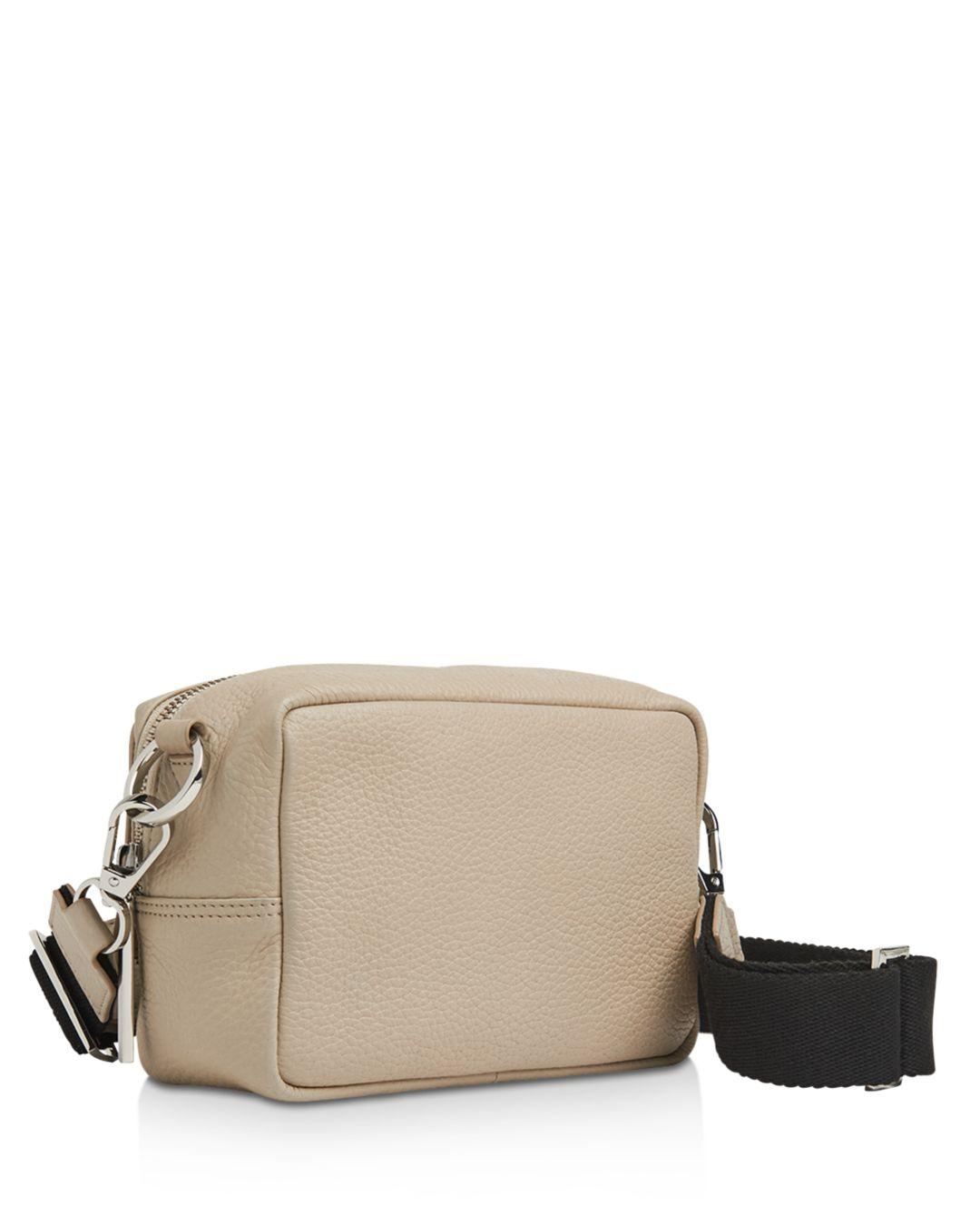 Whistles Bibi Leather Cross Body Bag White