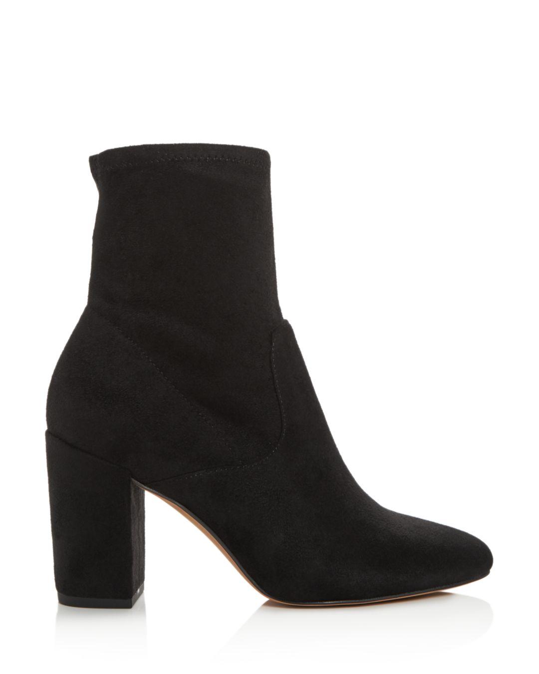 rebecca minkoff gianella block heel booties