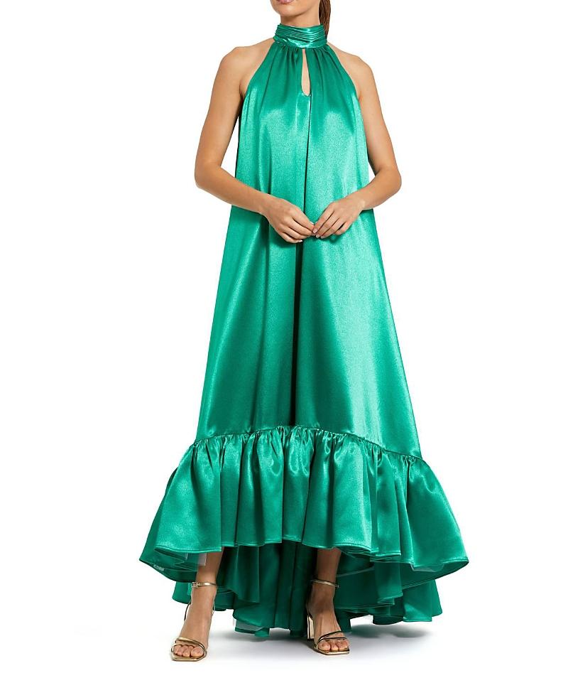 nine britton rosa knit maxi dress Strapless Ruched Knit Maxi Dress - Radiant Orchid