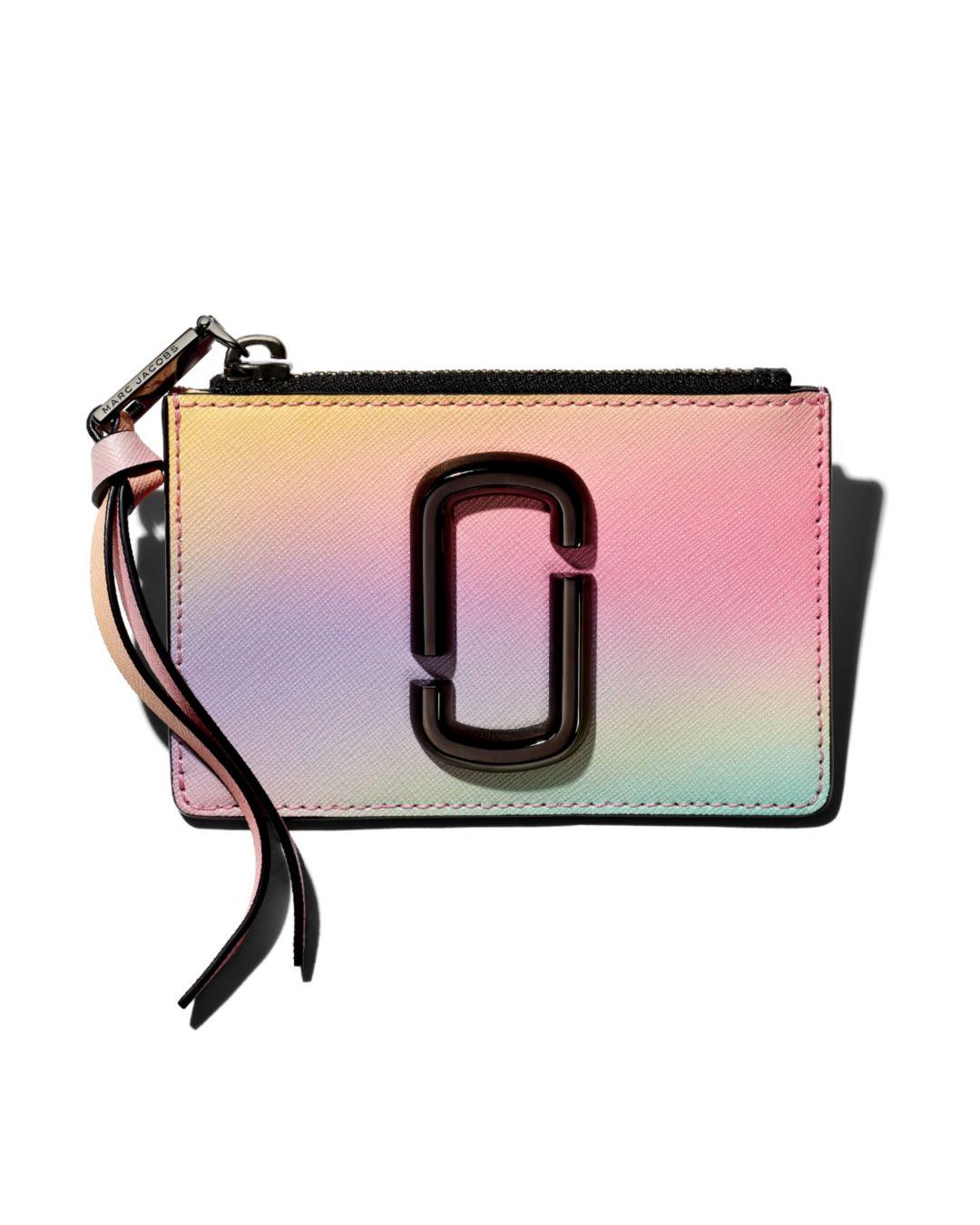 Marc Jacobs Leather The Snapshot Airbrush Top-zip Multi Wallet in Marc Jacobs Leather The Snapshot Airbrush Top-zip Multi Wallet in