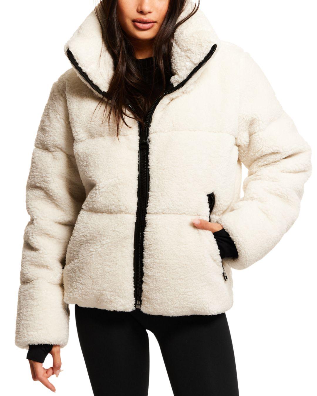 Sam. Sophia Zip Sherpa Jacket in 