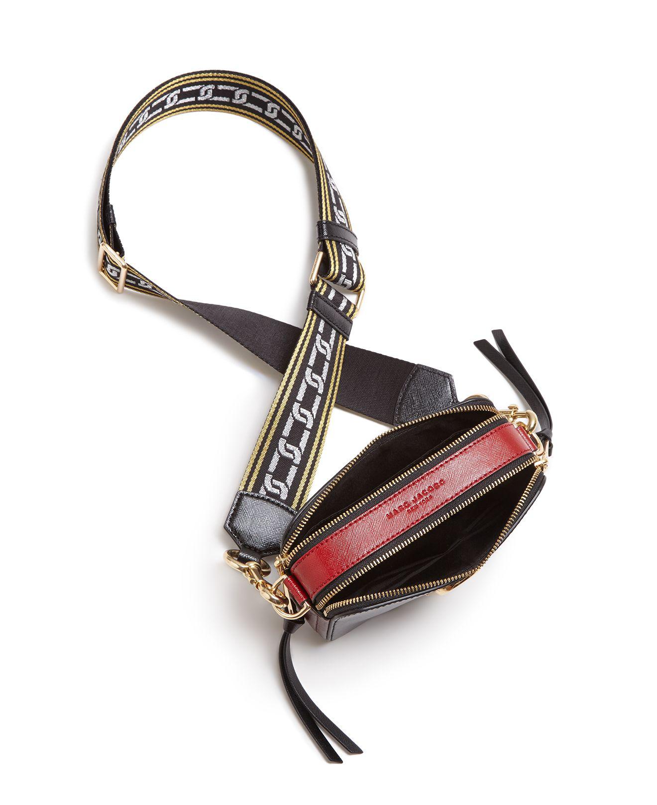 Marc Jacobs Snapshot Chain Link Strap Color Block Leather Camera Bag in