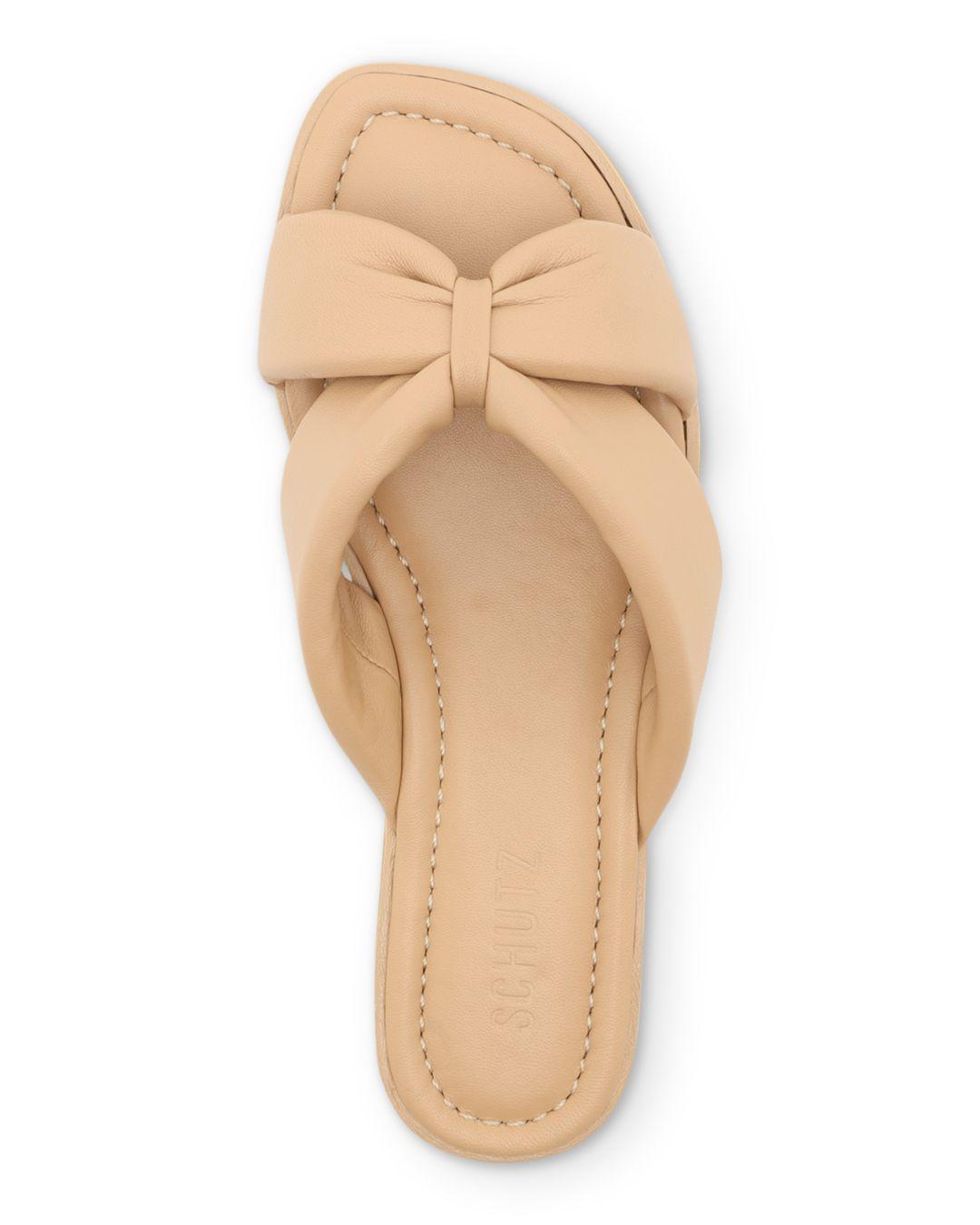 schutz fairy flat sandal