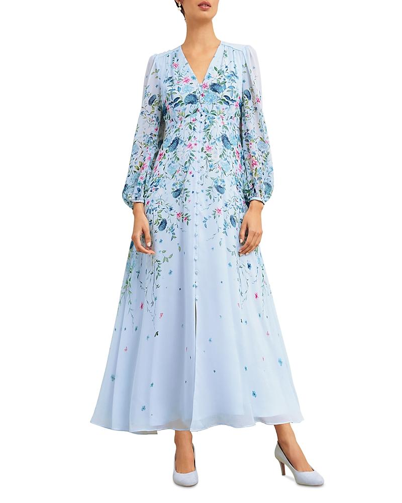 【関税なし】HOBBS ホッブス caversham 花柄 シルク ドレス Caversham Silk Floral Dress | Hobbs US |