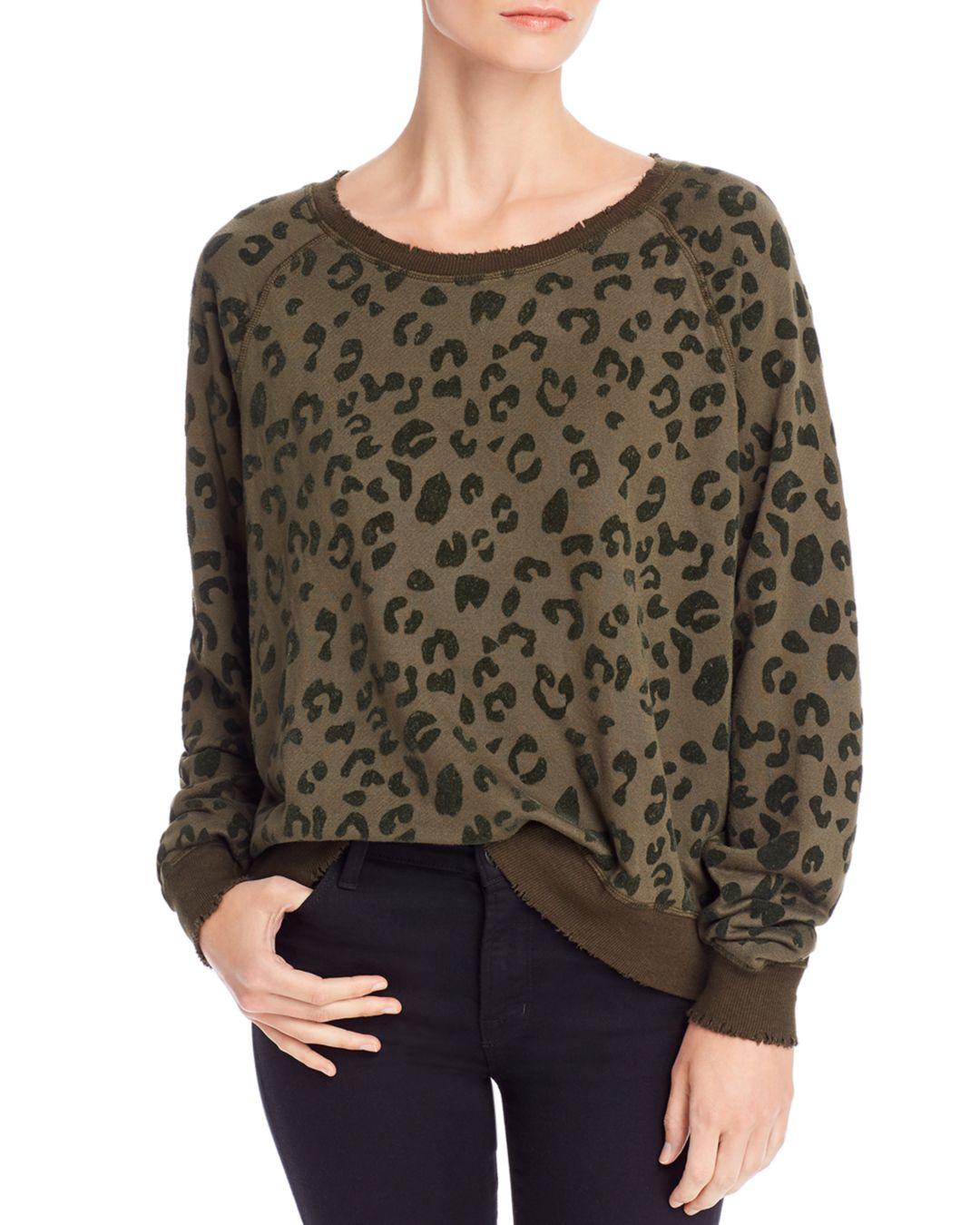 Rails theo leopard print sweatshirt Clearance