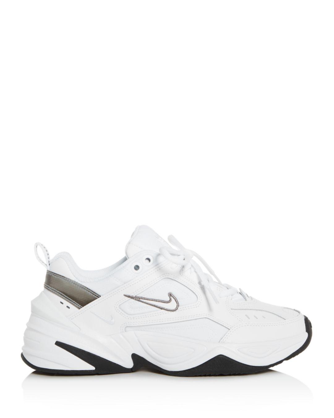 Nike Women's M2k Techno Low - Top Sneakers in White/Cool Gray/Black