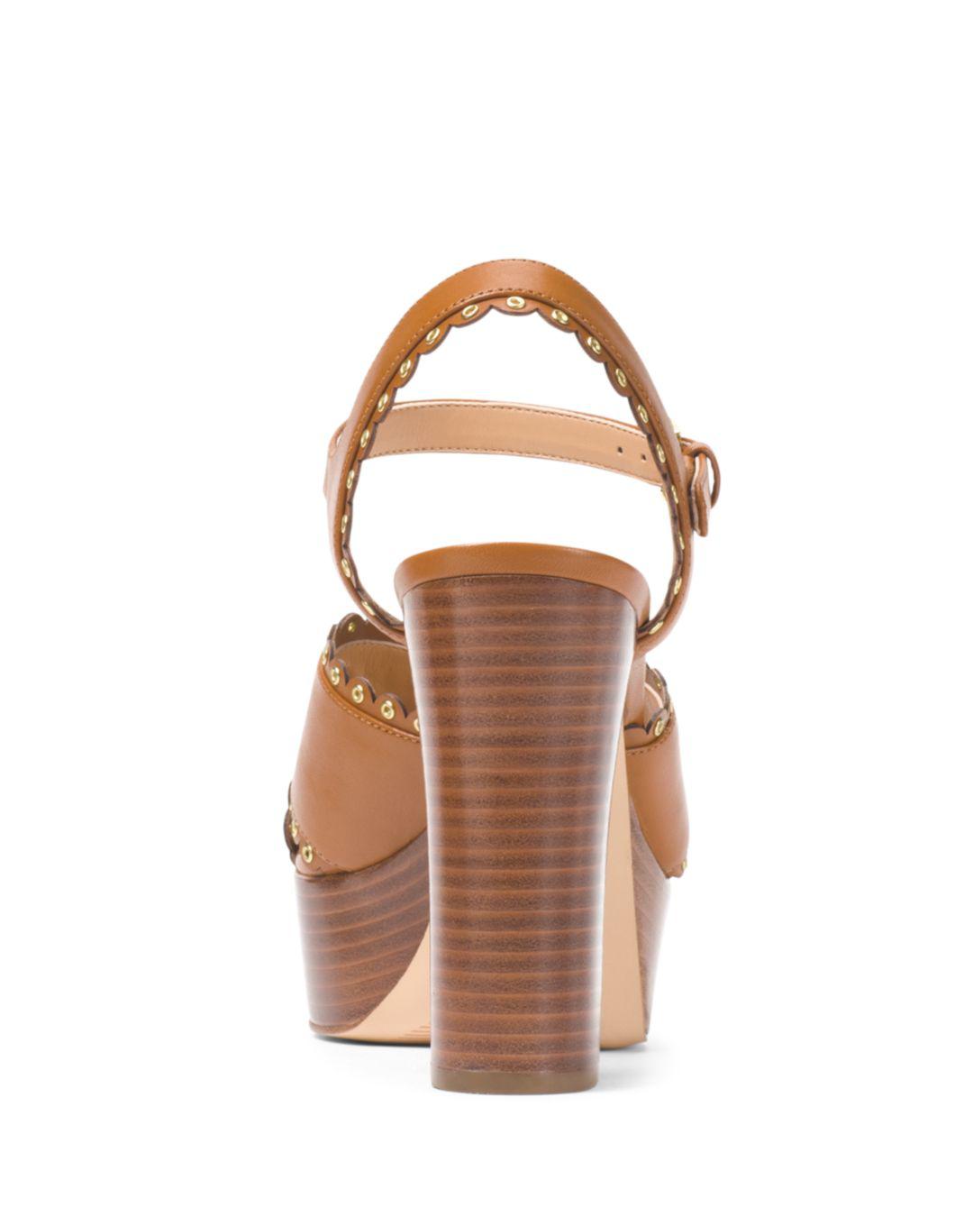 jessie leather platform sandal