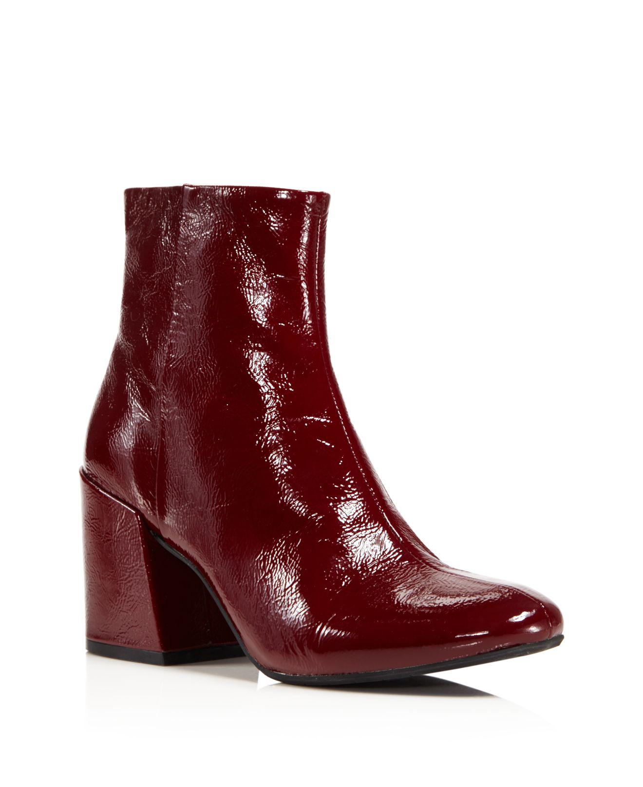 kenneth cole red booties