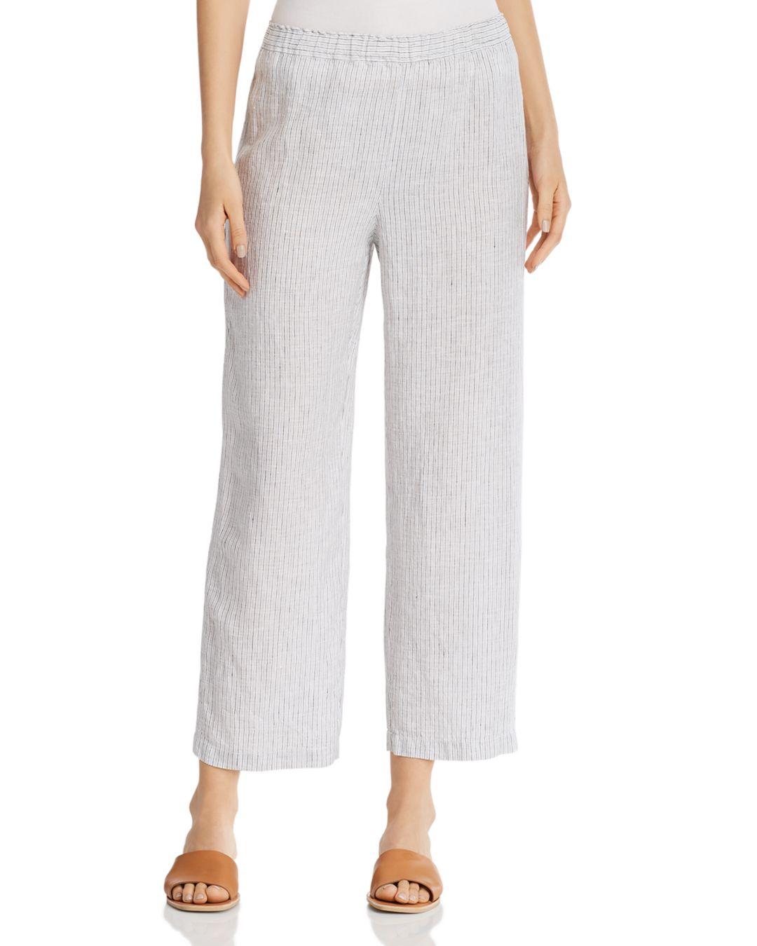 eileen fisher striped pants