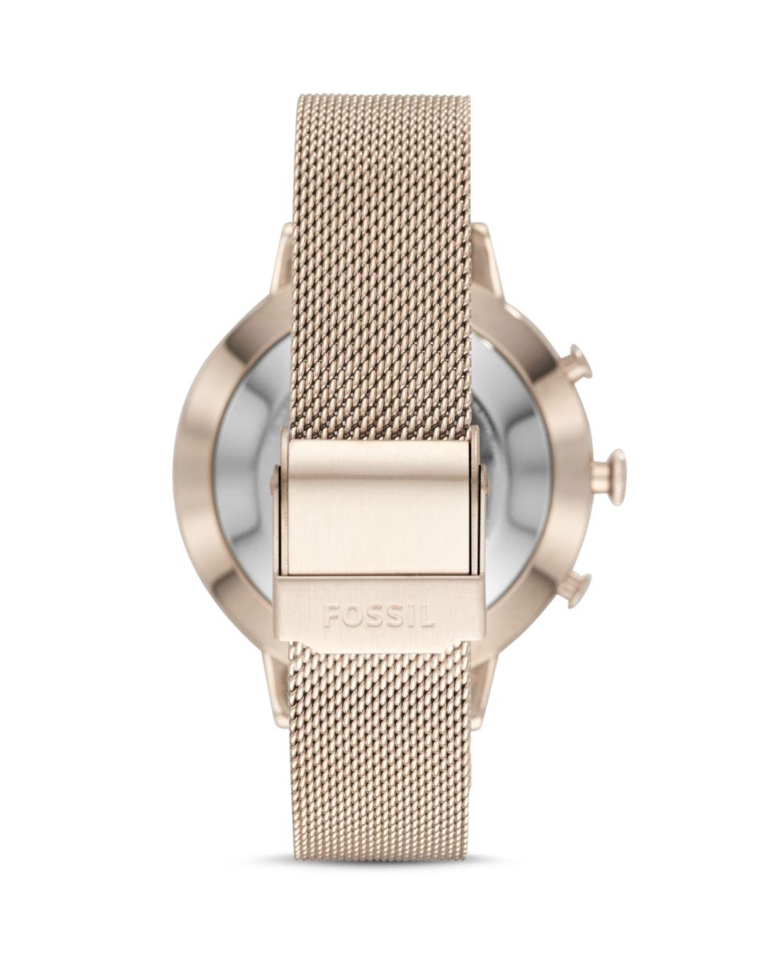 fossil jacqueline hybrid watch