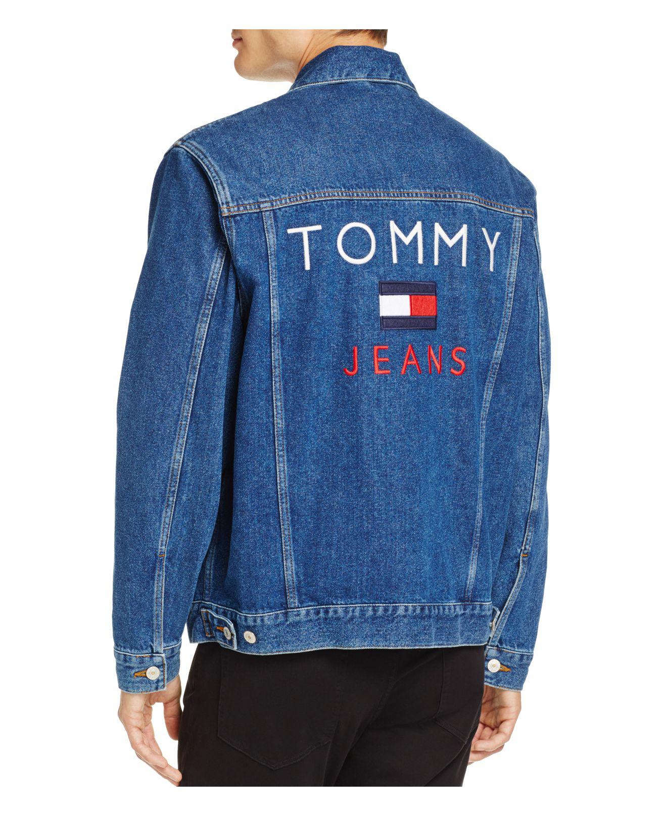 Charmant Eerbetoon Gedeeltelijk Tommy Hilfiger Tommy Jeans 90's Denim Jacket in Blue | Lyst