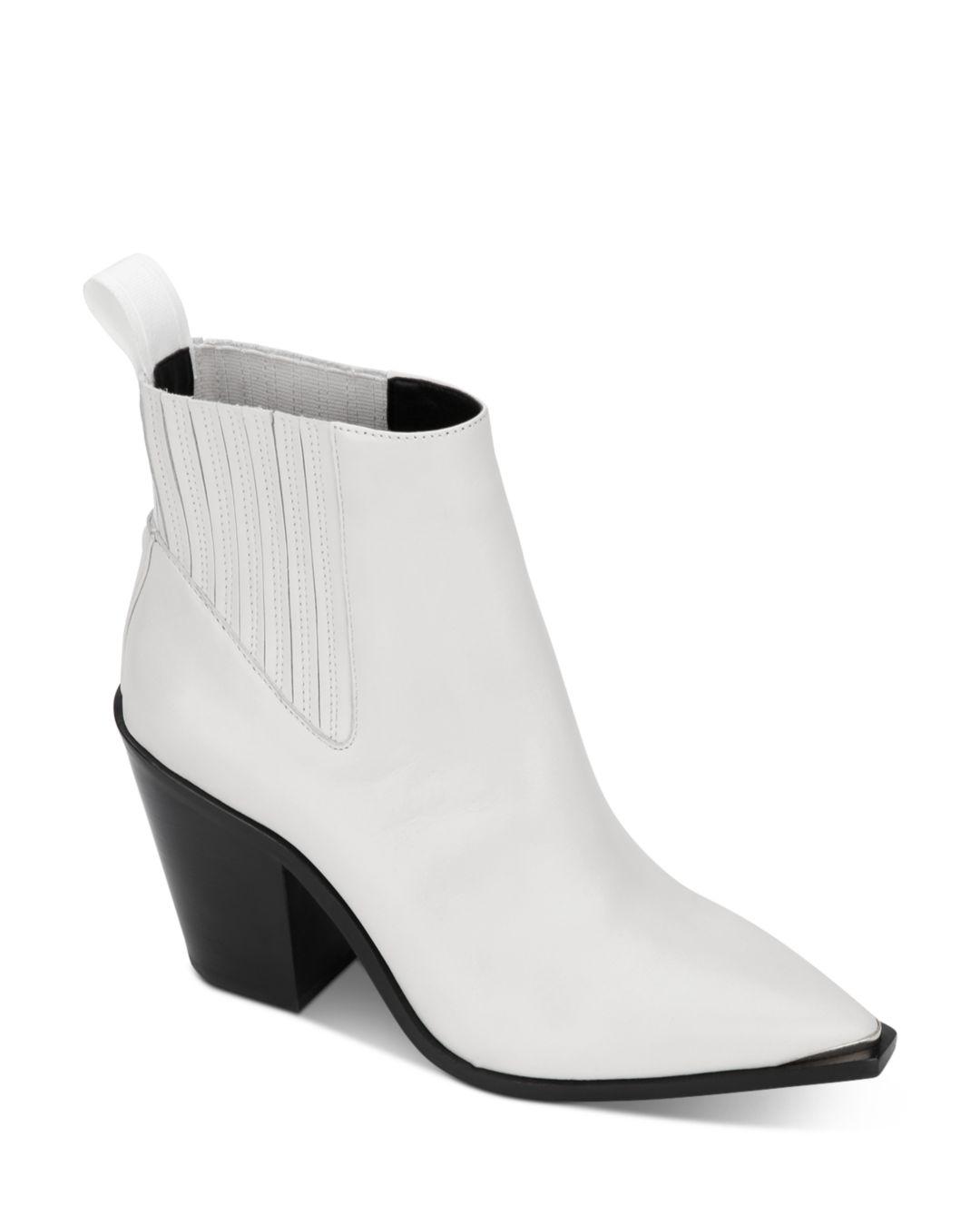 white booties western