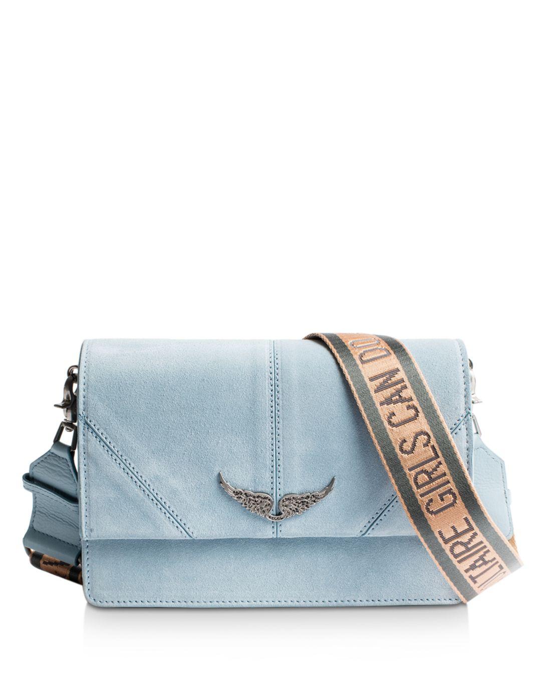 Zadig & Voltaire Lolita Suede Shoulder Bag in Blue Lyst
