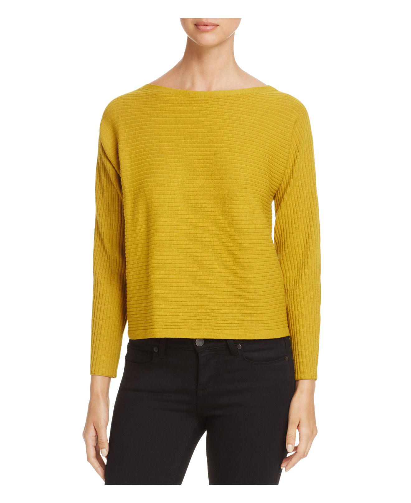 eileen fisher yellow sweater