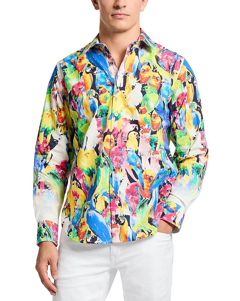 Robert Graham The Wild Life Printed Button Front Shirt in Blue for Men |  Lyst