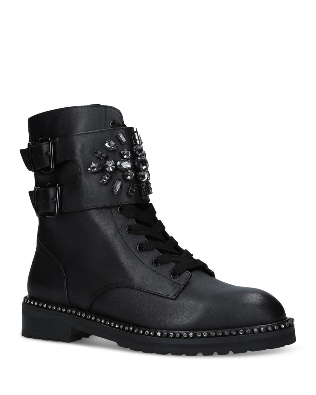 Kurt Geiger Stoop Embellished Combat 