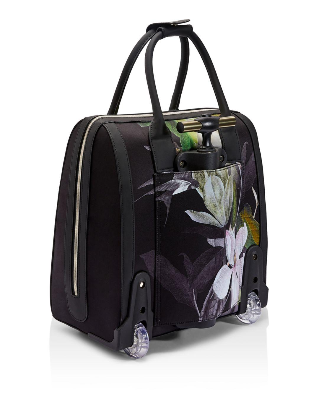 Ted Baker Leather Maritaa Floral Travel Bag in Black Lyst