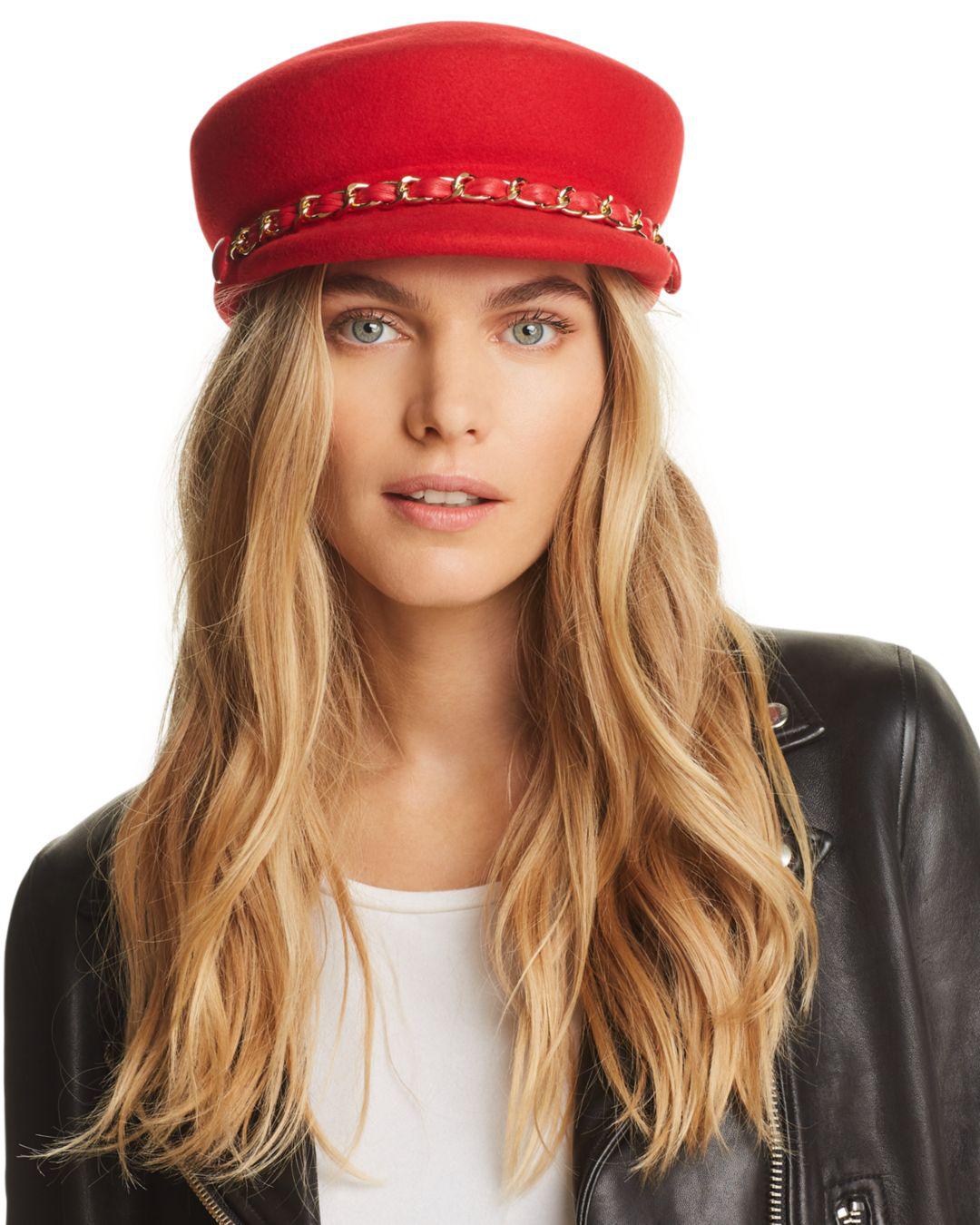 Eugenia Kim Sabrina Wool Chain Newsboy 