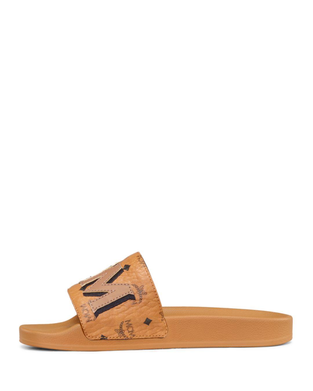 bloomingdales mcm slides
