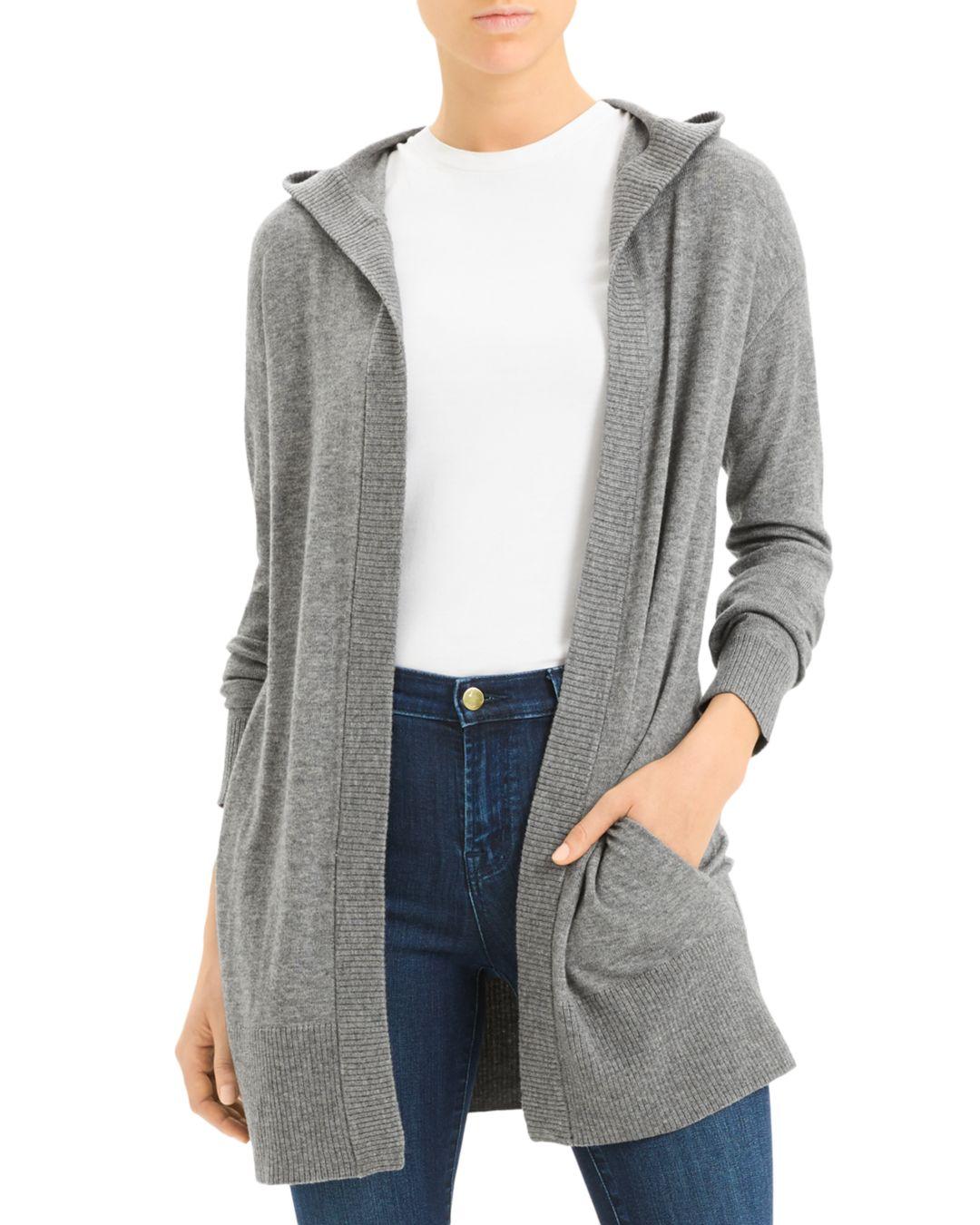 Open front cardigan with hood Clearance