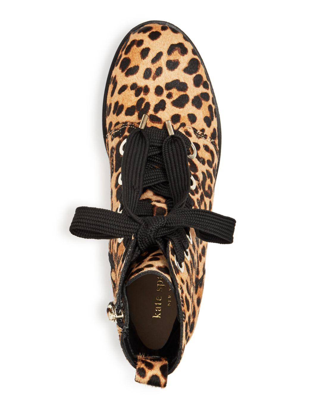 kate spade leopard booties