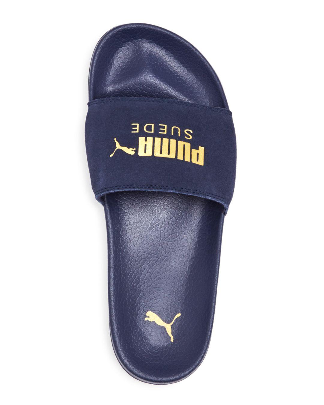 men puma slide sandals