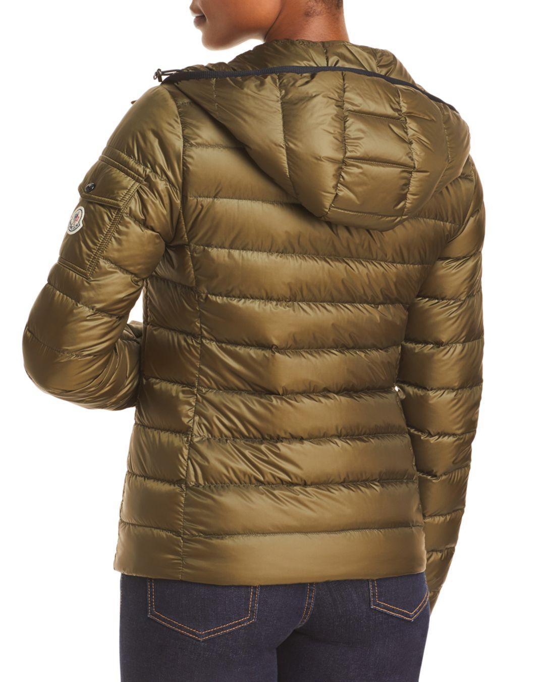 moncler gie hooded down puffer coat