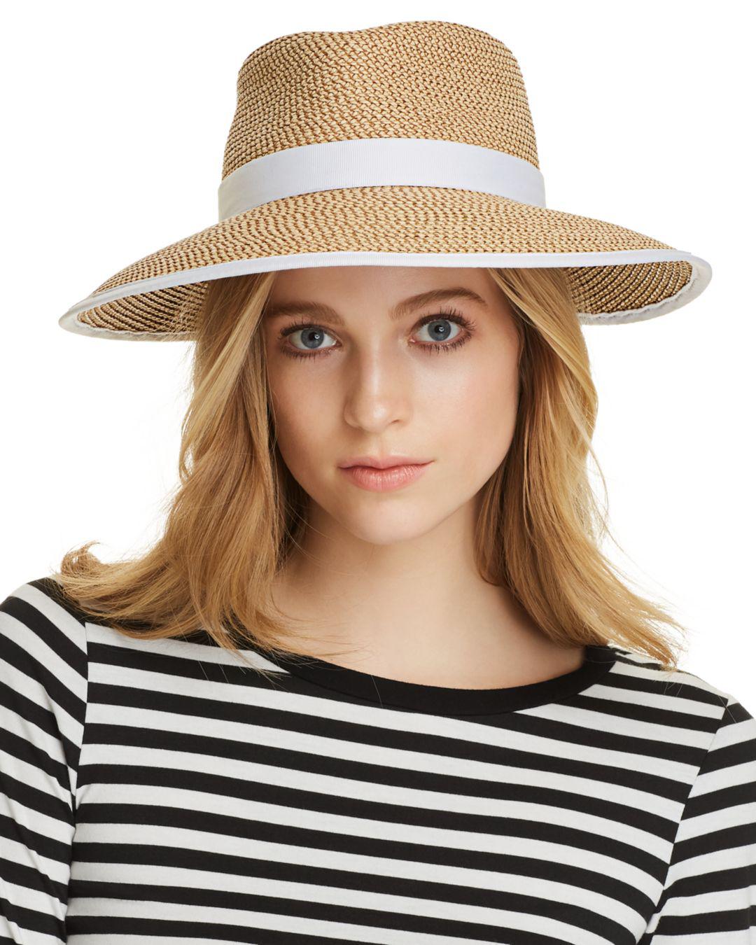 Eric Javits Sun Crest Packable Hat | Lyst