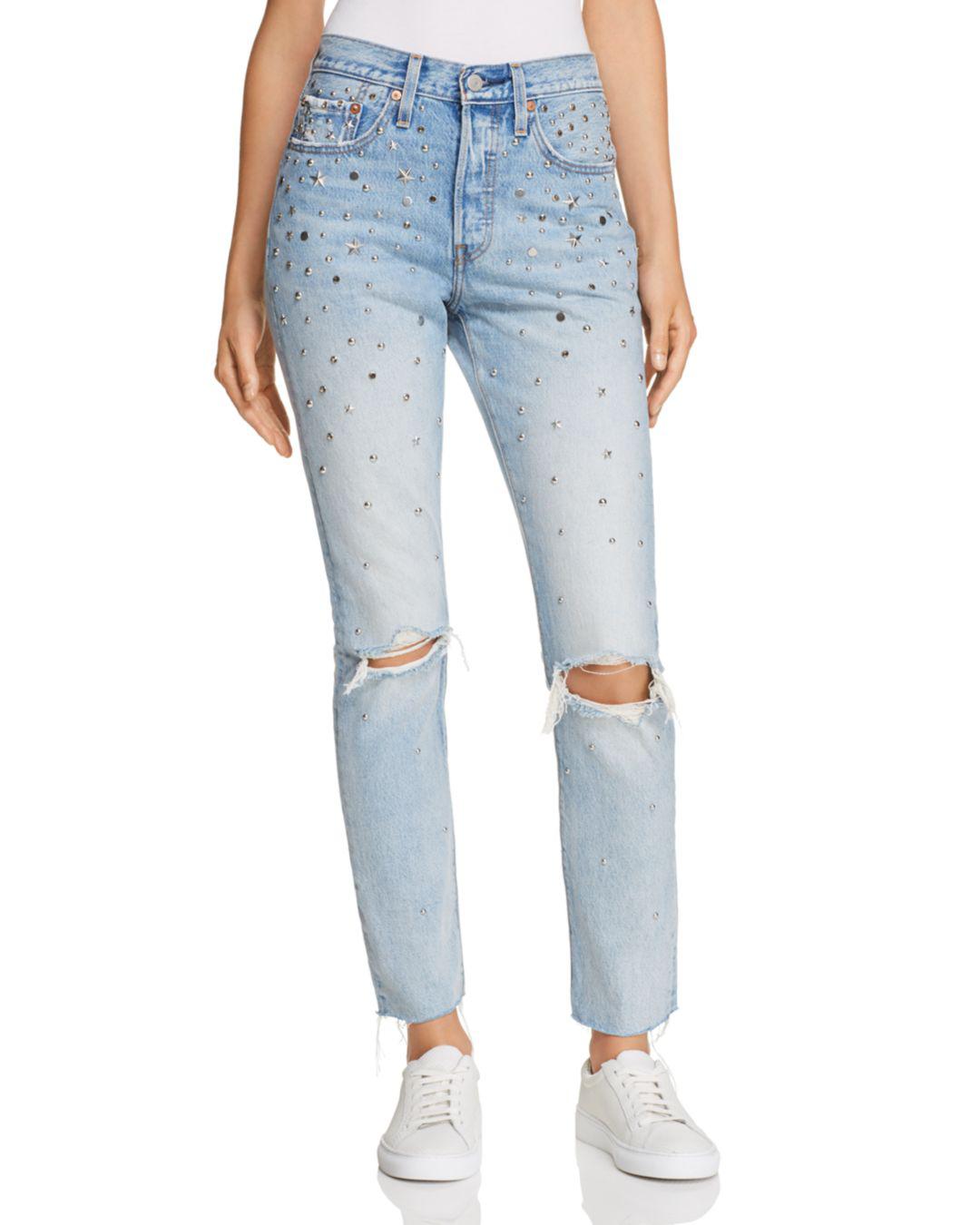 levis rhinestone jeans