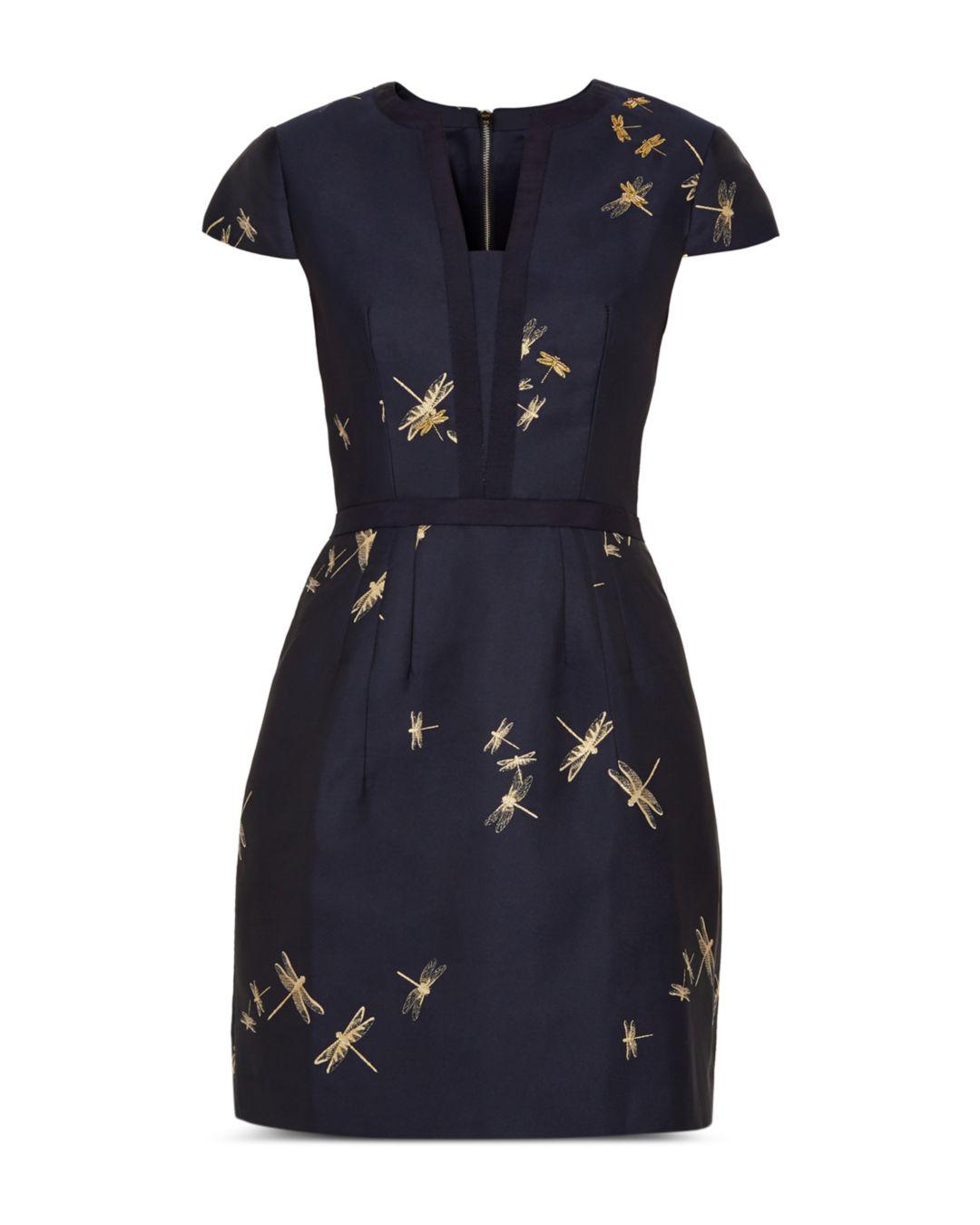 hartty dragonfly jacquard dress