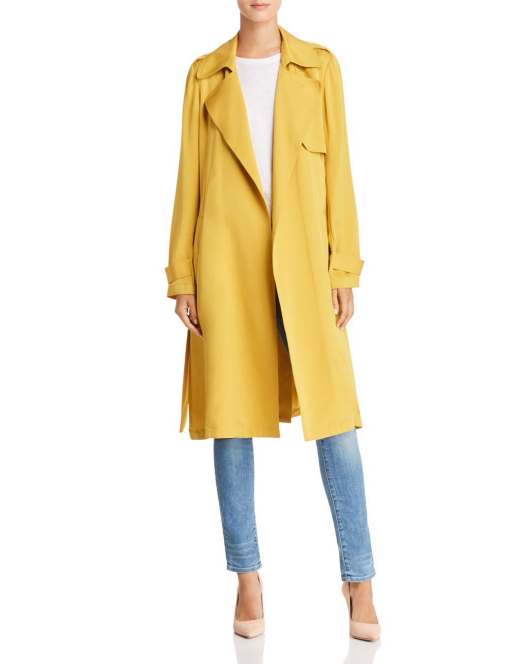 theory yellow coat