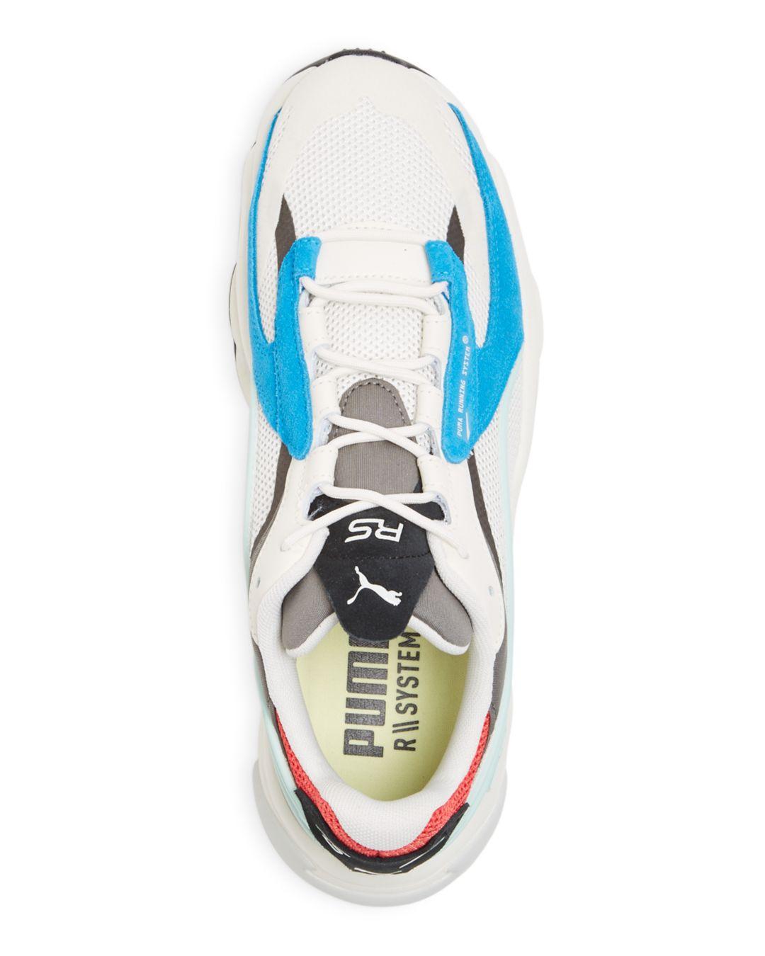 PUMA Suede Rs - Connect Lazer Low Top Sneakers in Gray for Men - Lyst