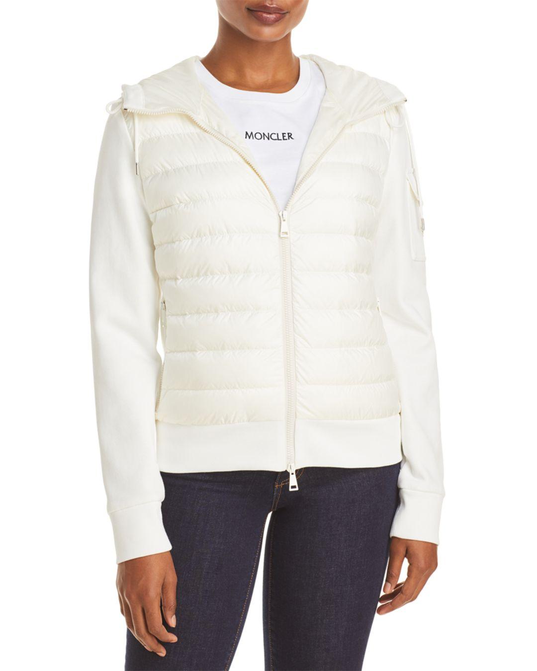 moncler mixed media jacket