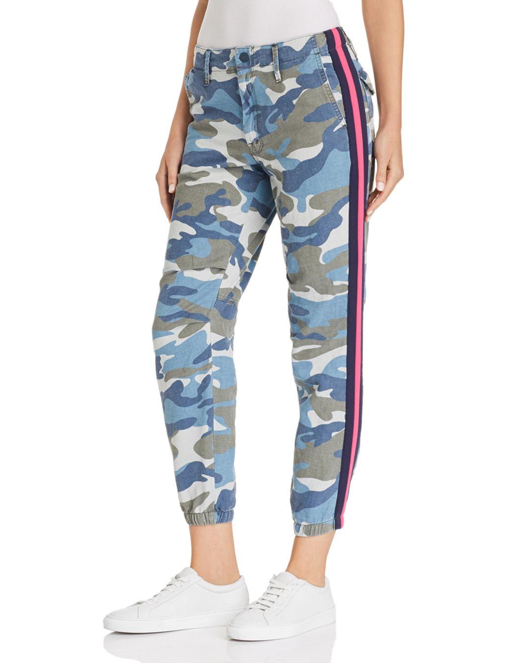 Misfit Side - Stripe Camo Pants 