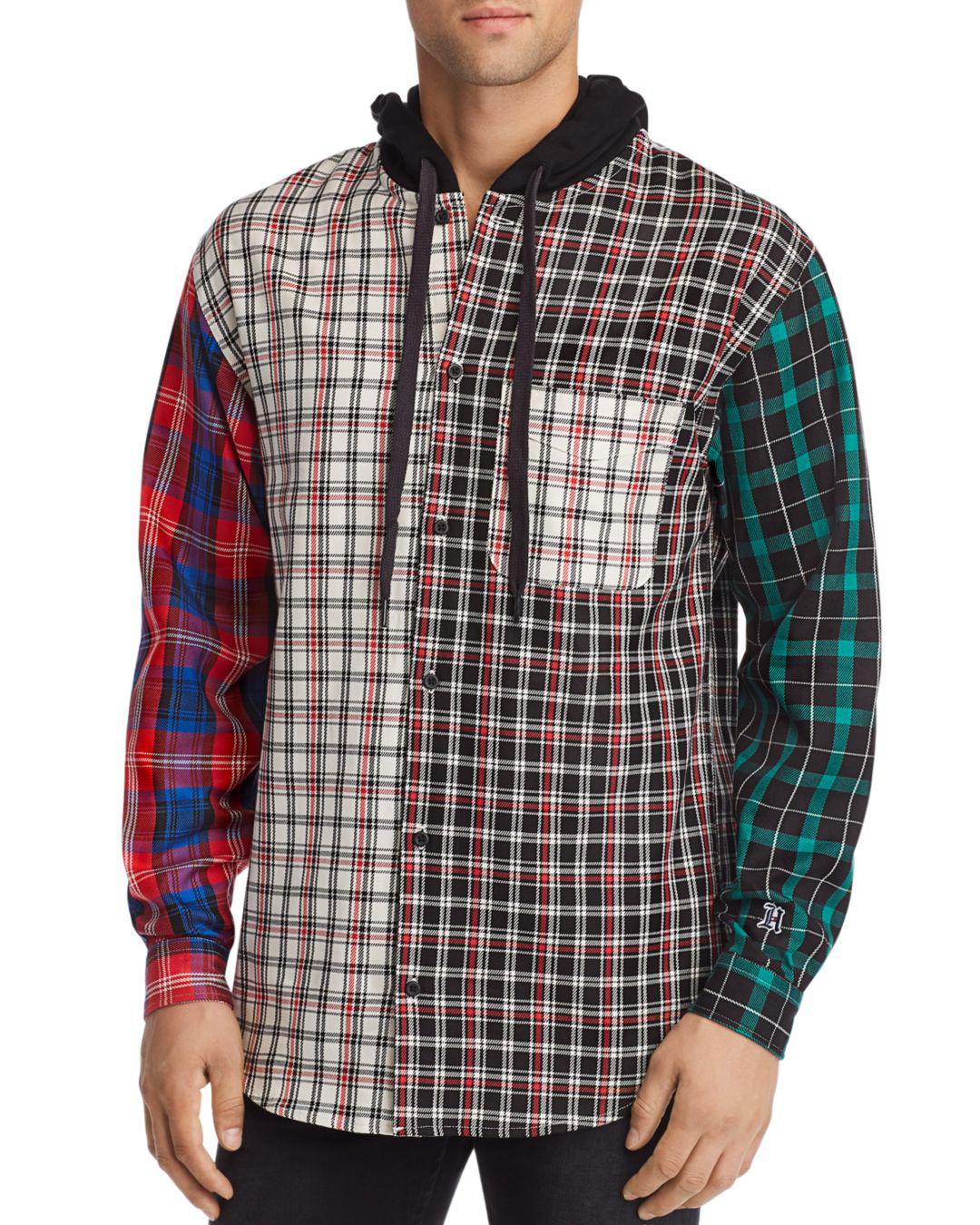 Tommy Hilfiger Cotton Lewis Hamilton Plaid Hooded Shirt for Men - Lyst