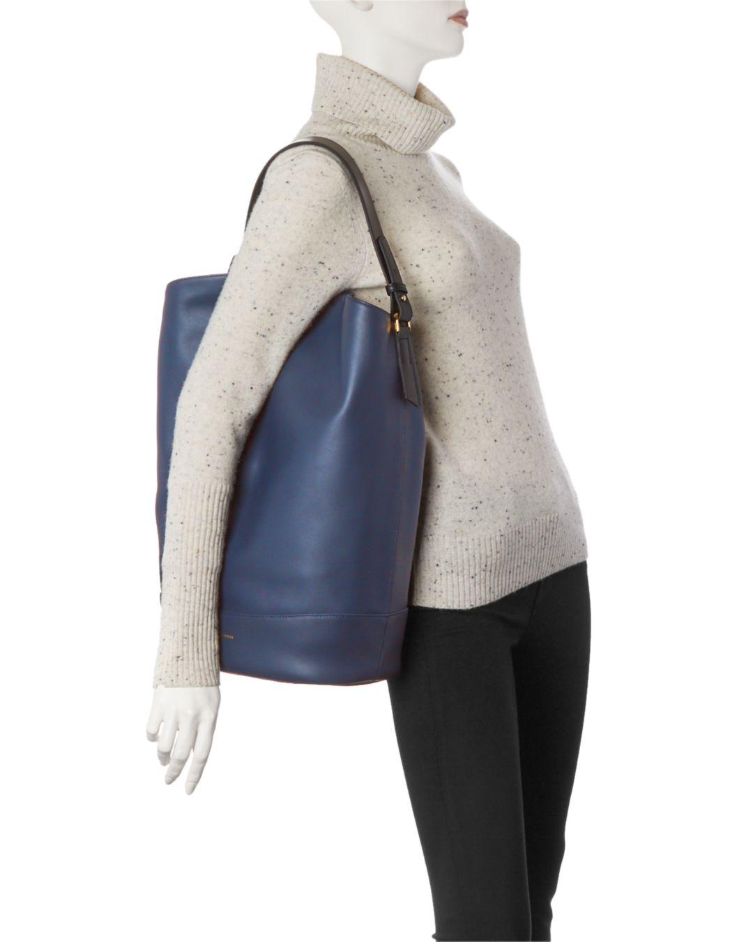 soft brown leather handbag