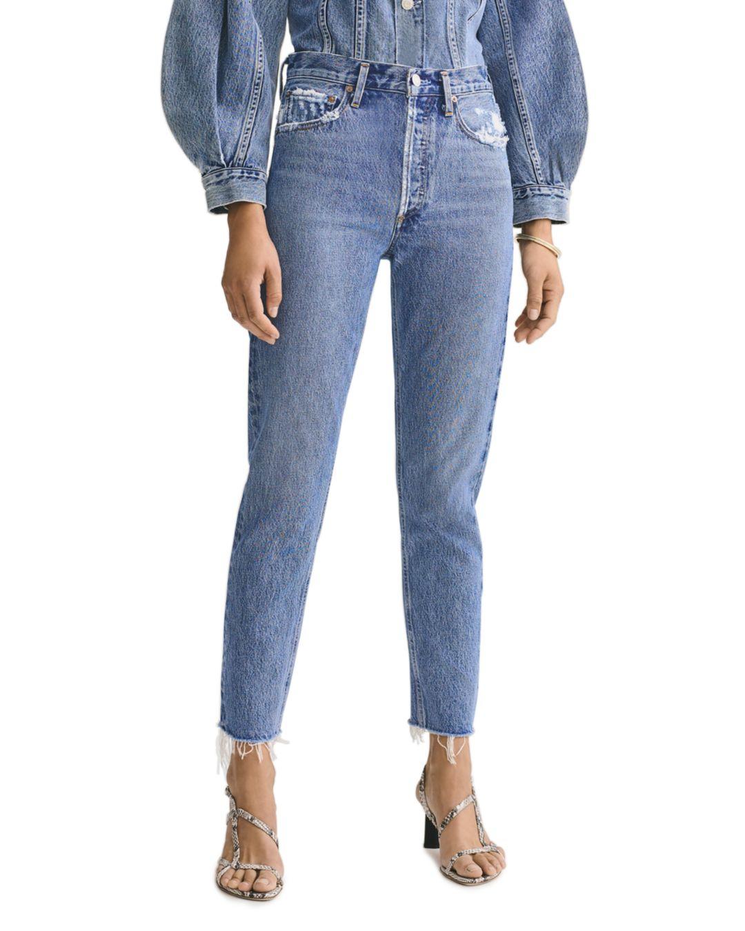 Agolde Denim Jamie High Rise Classic Jeans In Livestream in Blue - Lyst