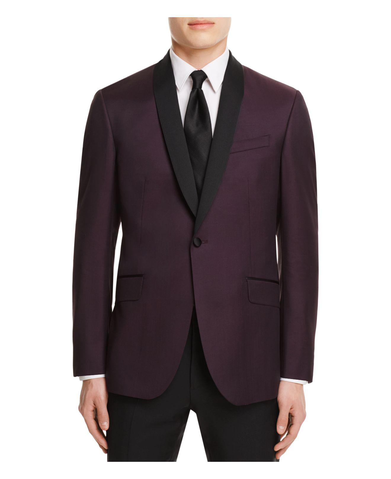 Ted Baker Josh Shawl Collar Slim Fit Tuxedo Jacket in Purple for Men | Lyst