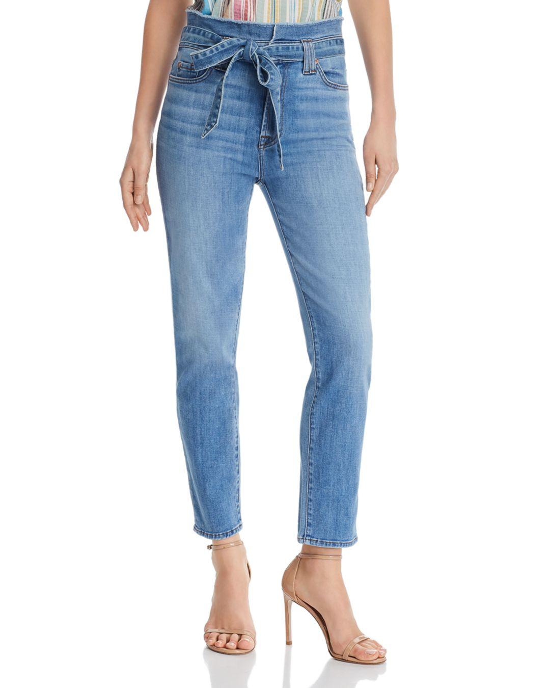 7 for all mankind paper bag jeans Clearance