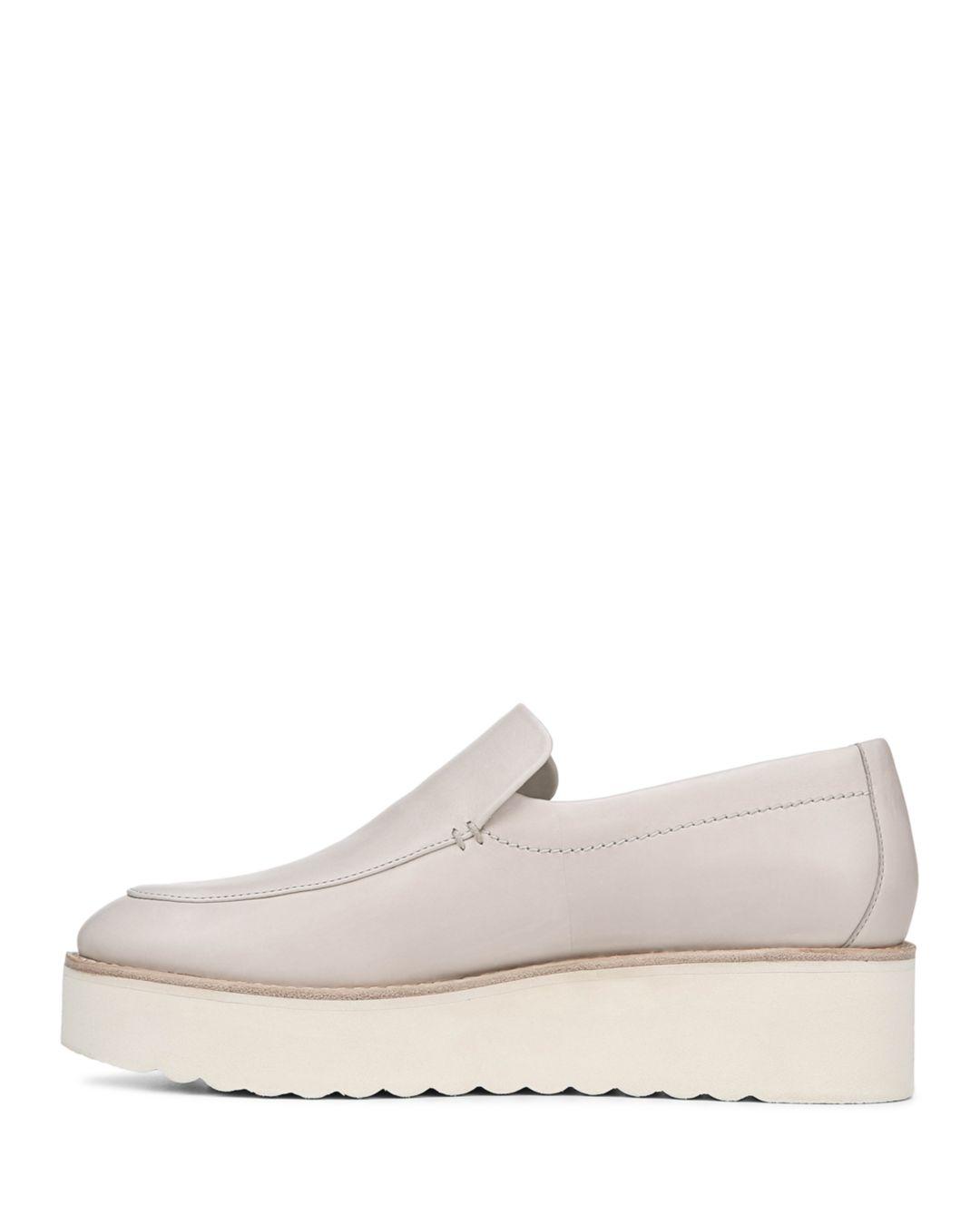 vince white slip on sneakers